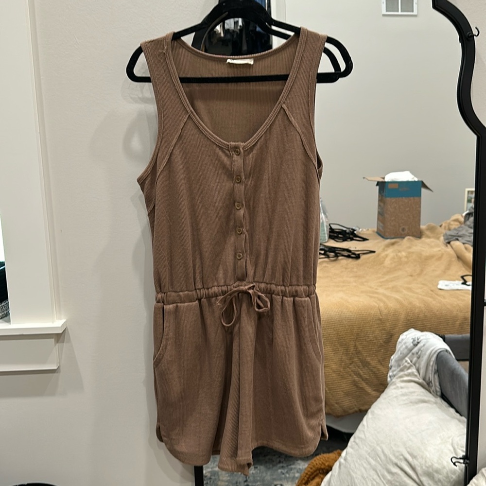New In Large Brown Romper